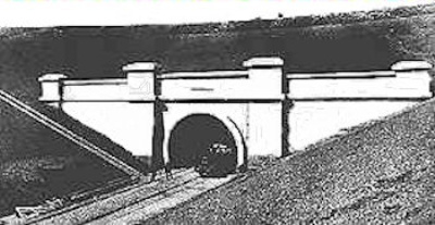 The eastern portal of the Severn Tunnel