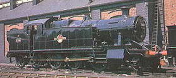 7200 class number 7200 outside Swindon works
