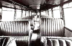 Interior view of railcar number 1