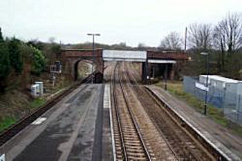Hatton Station today with the Stratford-on-Avon branch on the left