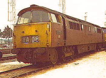 'Western' class 52, number D1056 Western
 Sultan at Plymouth Laira, 18 July 1970