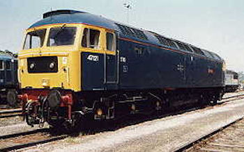 Class number 47121 at Exeter Riverside, 2 May 1994