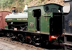 ex-Port Talbot Railway number 813 preserved at the Severn Valley Railway