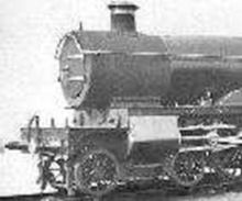 Saint class number 2902 Lady of the Lake showingthe early straight frames as fitted to the front and rear