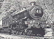 Castle class no. 4080 'Powderham Castle' hauling the 'Torbay Express' near to Kingswear