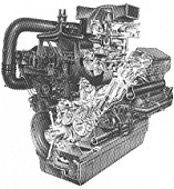 Maybach MD655 engine